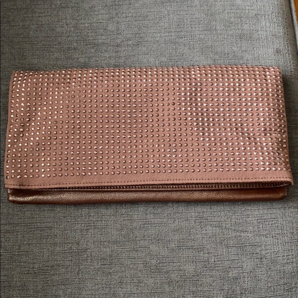 BCBG Generation Copper Jewel Clutch